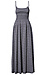 Gingham Smocked Maxi Dress Thumb 1