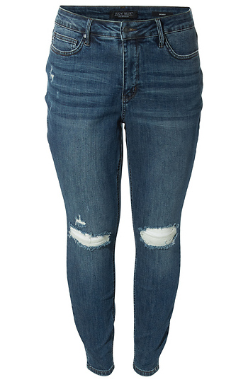 Distressed Ankle Jean Slide 1