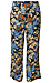 Tropical Print Wide Leg Pants Thumb 1