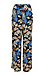 Tropical Print Wide Leg Pants Thumb 1