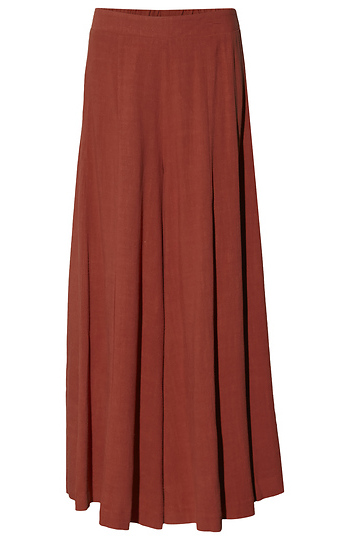 Linen Mix Palazzo Trousers Slide 1