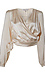 Satin Wrap Blouse Thumb 1