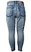 High Rise Distressed Slim Straight Jean Thumb 2