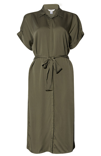 Midi Shirt Dress Slide 1