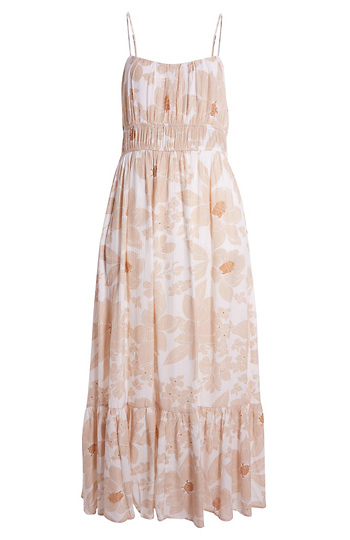 Floral Print Maxi Dress Slide 1