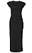 Shirred Side Midi Dress Thumb 1
