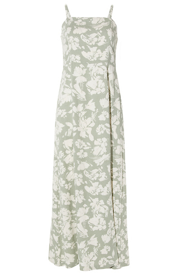 Tie Strap Floral Maxi Dress Slide 1