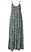 Printed Maxi Babydoll Dress Thumb 1