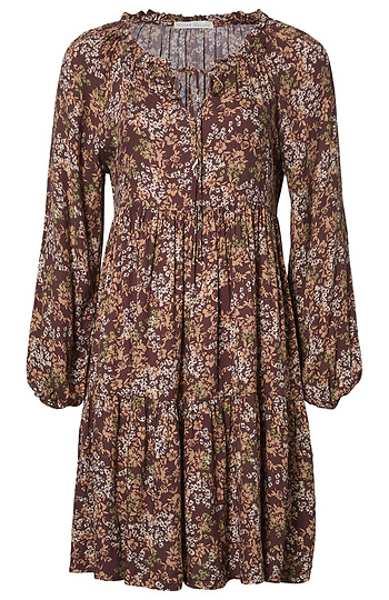 Tiered Floral Dress Slide 1