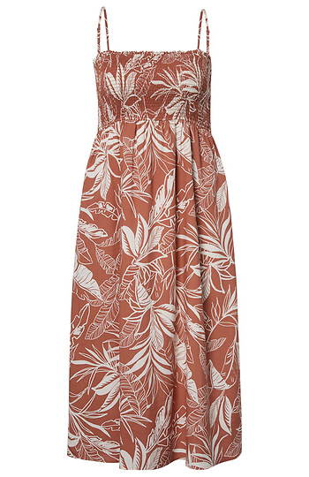 Tropical Print Dress Slide 1
