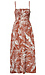 Tropical Print Midi Dress Thumb 1