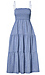 Tiered Smocked Midi Dress Thumb 1