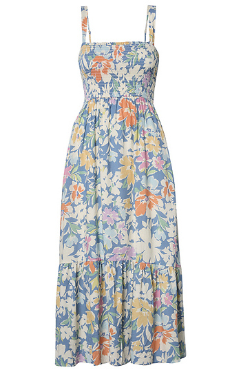Floral Midi Dress Slide 1