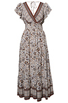 V-Neck Printed Dress