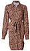 Velvet Heart Long Sleeve Animal Print Dress Thumb 1