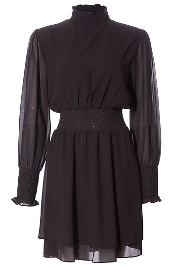 Velvet Heart High Neck Mini Dress Slide 1