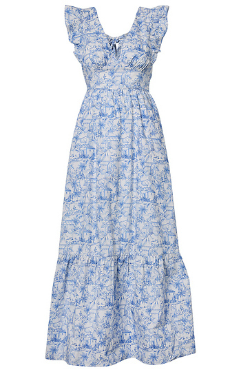 Printed Maxi Dress Slide 1