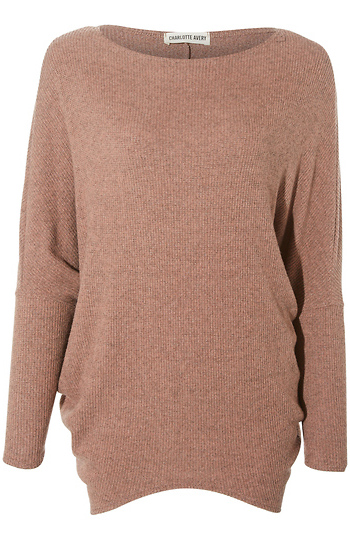 Textured Boat Neck Top Slide 1
