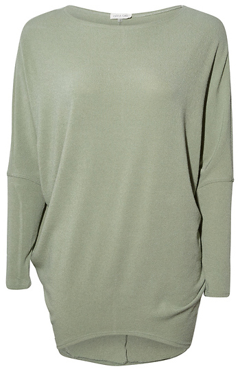 Boat Neck Long Sleeve Slide 1