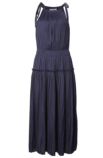 Skies are Blue Pleated Halter Dress Slide 1