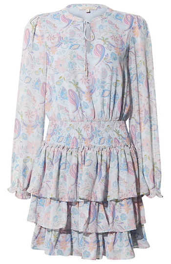 Ruffle Skirt Mini Dress Slide 1