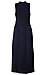 Sleeveless Pleated Mock Neck Dress Thumb 1