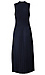 Sleeveless Pleated Mock Neck Dress Thumb 2
