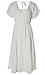 Short Sleeve Midi Eyelet Dress With Back Tie Thumb 1