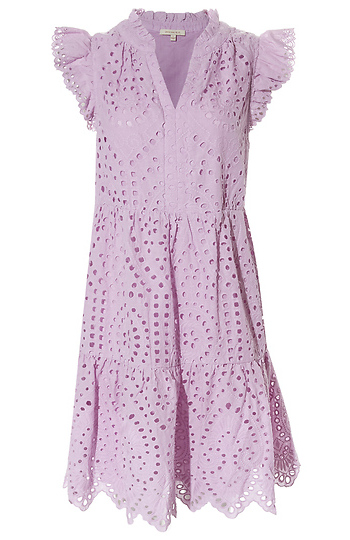 Eyelet Mini Dress Slide 1