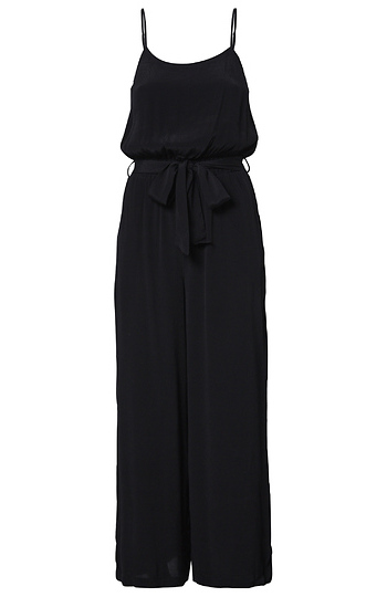 Smocked Waist Jumpsuit with Belt Slide 1