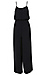 Smocked Waist Jumpsuit with Belt Thumb 2