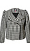 Puff Sleeve Moto Jacket Thumb 1