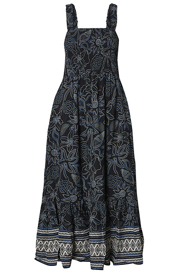 Tribal Printed Sleeveless Dress Slide 1