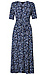 Faux Wrap Midi Dress Thumb 1