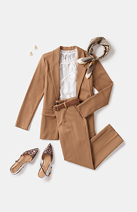 Houndstooth and Paisley Scarf Slide 1