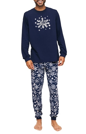 Mens PJ Novelty Red Plus Slide 1