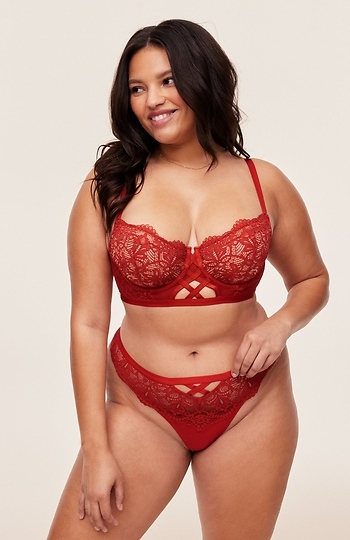 Diara Dark Red Plus Slide 1