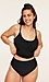 Marseille Black Swim Top Plus Thumb 3