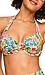 Shelby Floral Orange Swim Bra Thumb 1