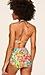 Shelby Floral Orange High Waisted Thumb 3