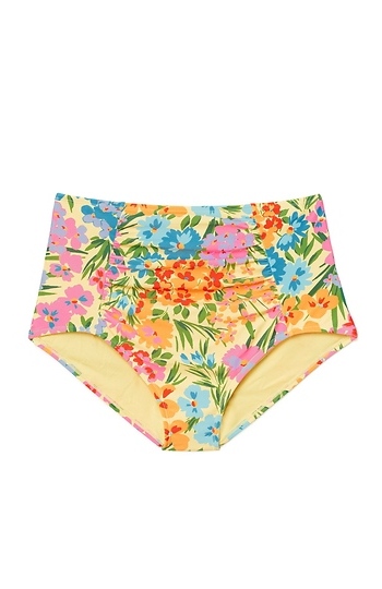 Shelby Floral Orange High Waisted Slide 1