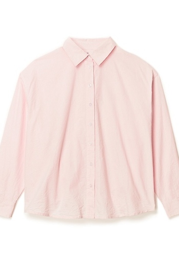 Striped Button Down Shirt Slide 1