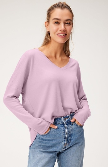 Long Sleeve Knit Top Slide 1