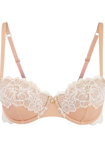 Mathilda Medium Beige Bra Slide 1